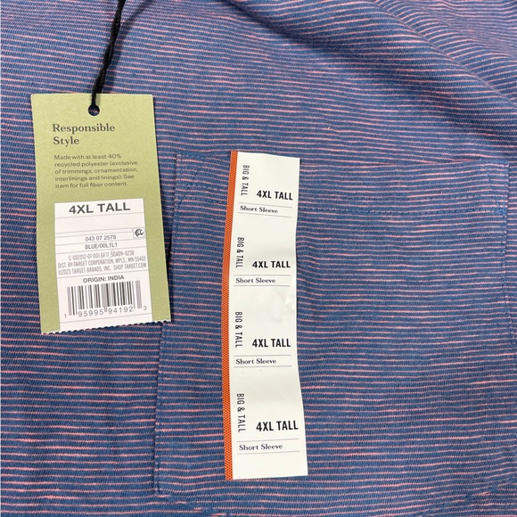 Big & tall pullover T-Shirt - Picture 3 of 13